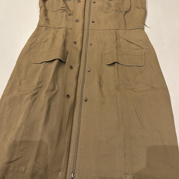 Calvin Klein Khaki Button-Up Dress - Picture 9 of 10